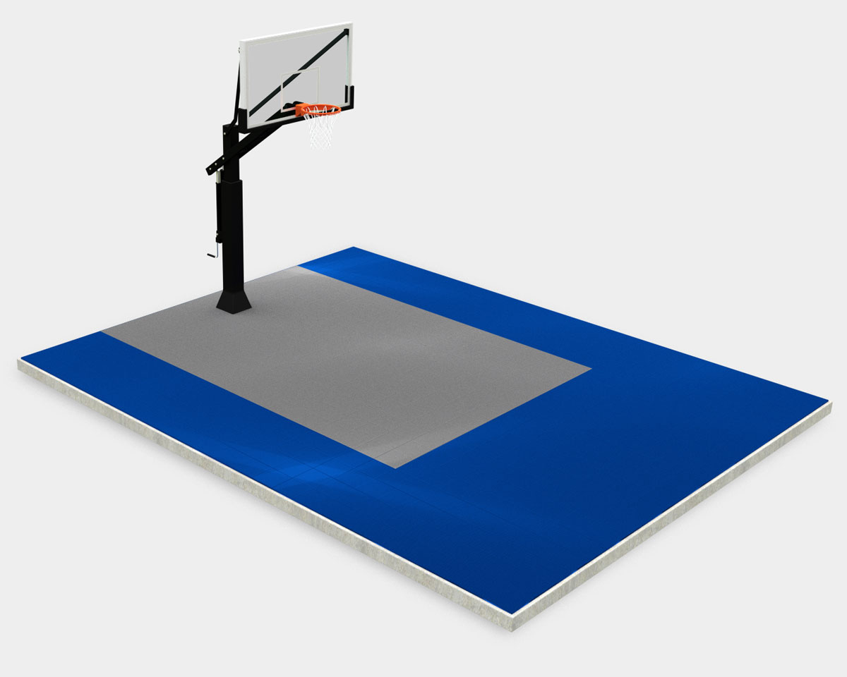20 X 25 Basketball Court Dunkstar Diy Backyard Courts