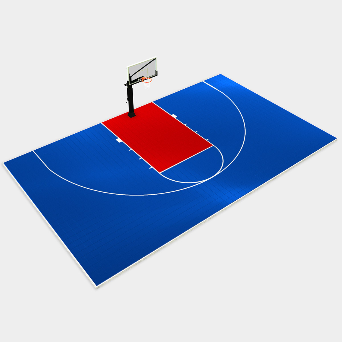 50 X 30 Basketball Half Court DunkStar DIY Basketball Courts