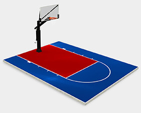 20 x 25 basketball court