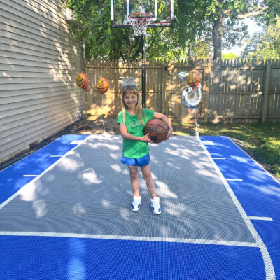 50' x 30' Basketball Half Court - DunkStar DIY Basketball Courts