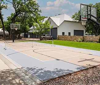 House with a Dunkstar multi-court